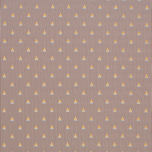 SCHUMACHER  MISTERIOSO LUDUS STRIPE PATTERNED WOVENS PATTERNED WOVENS BROWN   - 79362