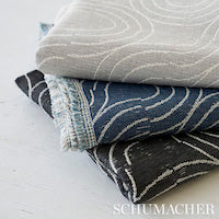 SCHUMACHER  INDOOR/OUTDOOR: PRINTS & WOVENS ALMA INDOOR/OUTDOOR   Carbon   - 79400