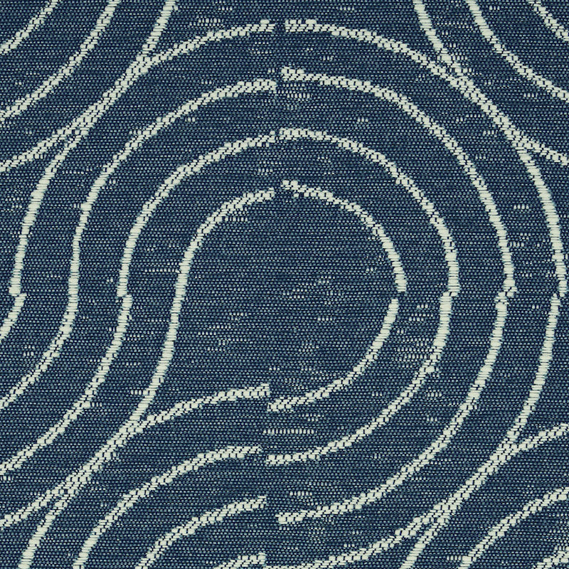 SCHUMACHER  INDOOR/OUTDOOR: PRINTS & WOVENS ALMA INDOOR/OUTDOOR   Denim   - 79401