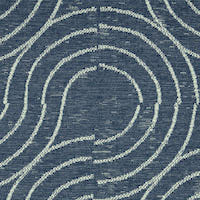 SCHUMACHER  INDOOR/OUTDOOR: PRINTS & WOVENS ALMA INDOOR/OUTDOOR   Denim   - 79401