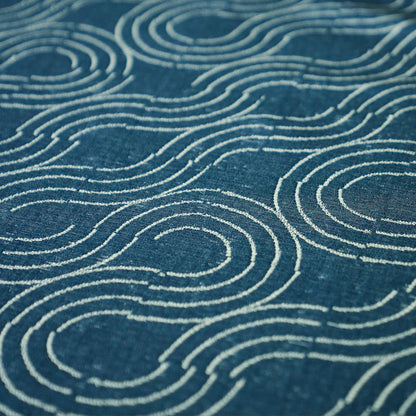SCHUMACHER  INDOOR/OUTDOOR: PRINTS & WOVENS ALMA INDOOR/OUTDOOR   Denim   - 79401