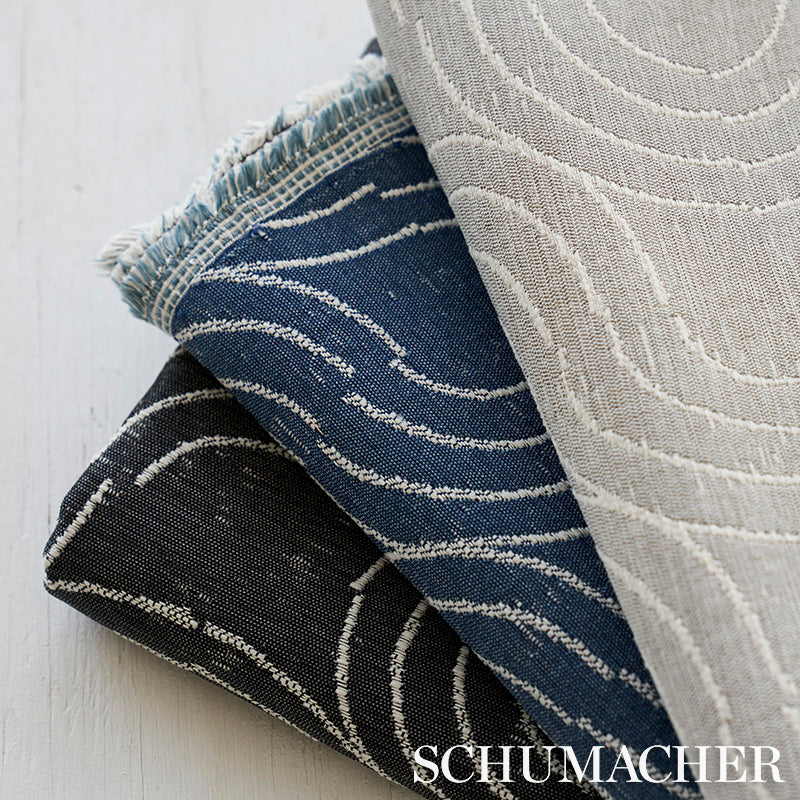SCHUMACHER  INDOOR/OUTDOOR: PRINTS & WOVENS ALMA INDOOR/OUTDOOR   Denim   - 79401