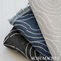 SCHUMACHER  INDOOR/OUTDOOR: PRINTS & WOVENS ALMA INDOOR/OUTDOOR   Denim   - 79401