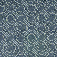 SCHUMACHER  INDOOR/OUTDOOR: PRINTS & WOVENS ALMA INDOOR/OUTDOOR   Denim   - 79401