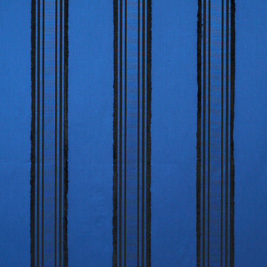 SCHUMACHER  MISTERIOSO SENZA SATIN STRIPE SILKS & SATIN SILKS & SATIN COBALT   - 79450