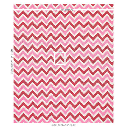 SCHUMACHER  HAPPY TOGETHER VEDADO IKAT PATTERN WOVENS PATTERN WOVENS PINK   - 79461