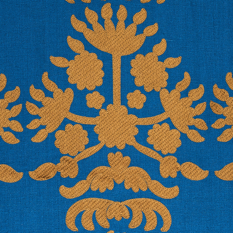 SCHUMACHER  BOHEMIA Cybele Embroidery EMBROIDERIES EMBROIDERIES BLUE   - 79470