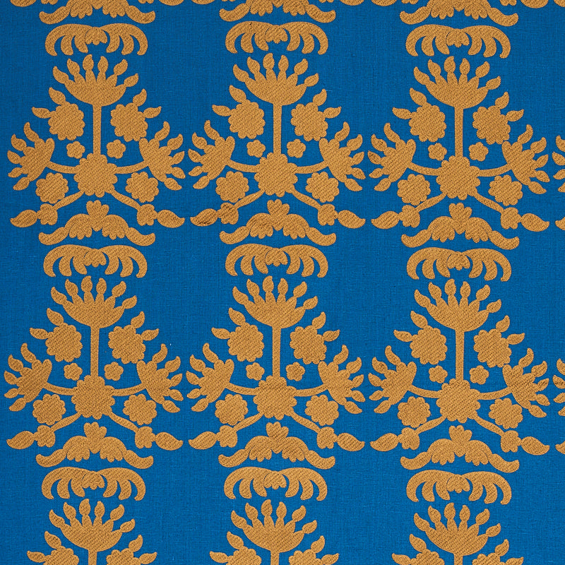SCHUMACHER  BOHEMIA Cybele Embroidery EMBROIDERIES EMBROIDERIES BLUE   - 79470