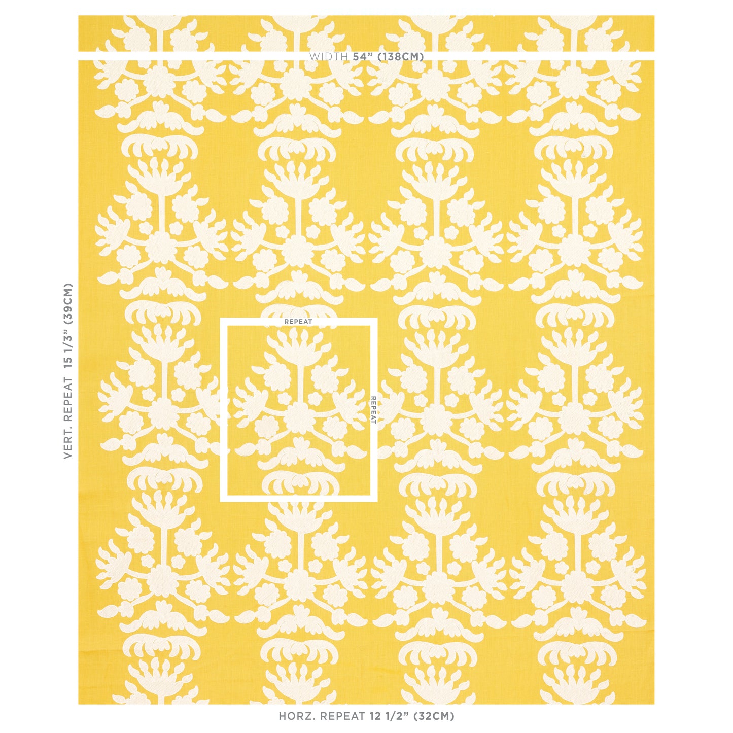 SCHUMACHER  BOHEMIA Cybele Embroidery EMBROIDERIES EMBROIDERIES YELLOW   - 79471