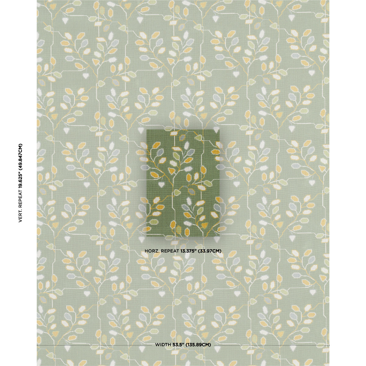 SCHUMACHER  NEISHA CROSLAND TUMBLE WEED ??PINGL?? WOVEN WOVEN MEADOW GREEN   - 79514