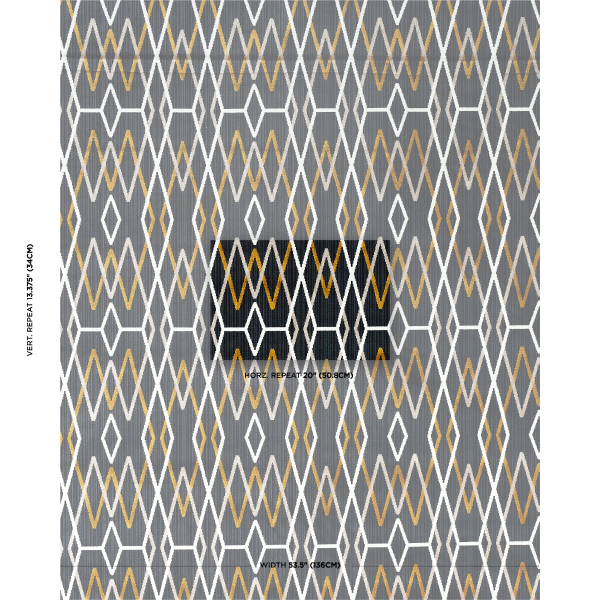 SCHUMACHER  NEISHA CROSLAND KYOTO TRELLIS   Soot   - 79530