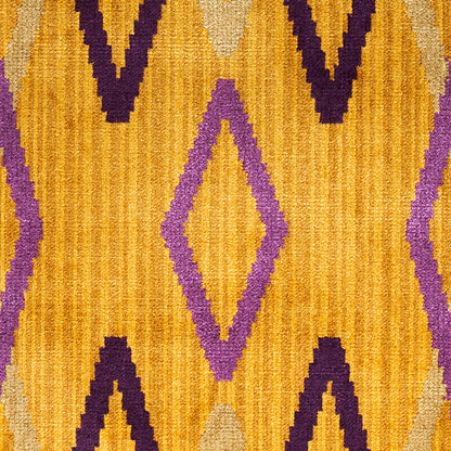 SCHUMACHER FABRIC  NEISHA CROSLAND KYOTO TRELLIS   SAFFRON   - 79532