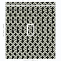 SCHUMACHER  INDOOR/OUTDOOR: PRINTS & WOVENS CLEO TRELLIS INDOOR/OUTDOOR   Black   - 79571