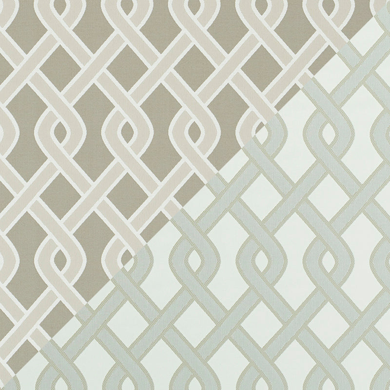 SCHUMACHER  INDOOR/OUTDOOR: PRINTS & WOVENS CLEO TRELLIS INDOOR/OUTDOOR   Neutral   - 79572
