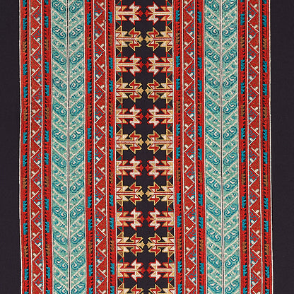 SCHUMACHER  BOHEMIA VINKA EMBROIDERY EMBROIDERIES EMBROIDERIES RED , BLACK   - 79621