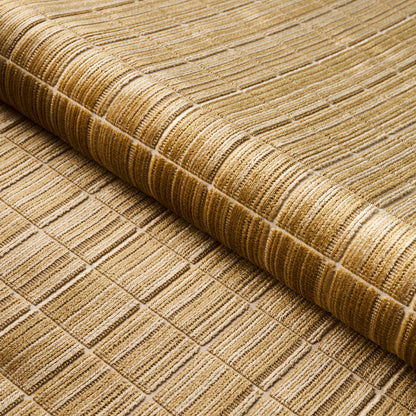Natural jute rug in beige with a woven square-grid texture, rolled at the edge.