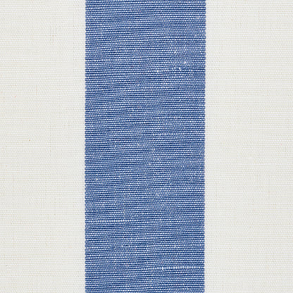 SCHUMACHER  SCANDINAVIAN MODERN LOLLAND LINEN STRIPE PATTERN WOVENS PATTERN WOVENS SKY , CORAL   - 79662