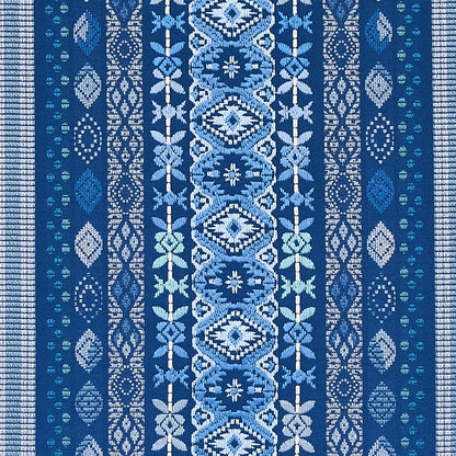 SCHUMACHER  BOHEMIA COSIMA EMBROIDERY EMBROIDERIES EMBROIDERIES BLUE MULTI   - 79680