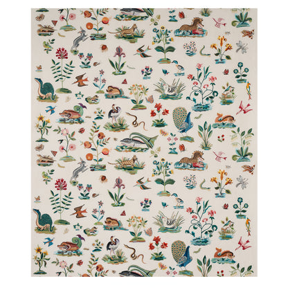 SCHUMACHER  SCHUMACHER MASTERPIECES ROYAL SILK EMBROIDERY EMBROIDERIES EMBROIDERIES MULTI   - 79690