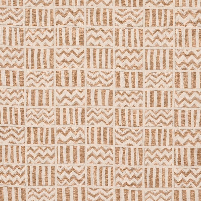 SCHUMACHER  COPACABANA KUDU PATTERN WOVEN PATTERN WOVEN SAND   - 79761