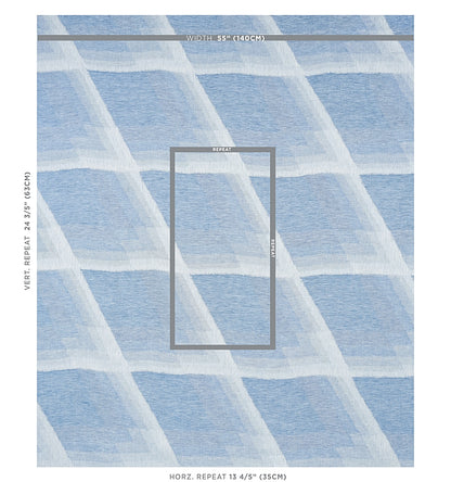 SCHUMACHER  NATURA CANSO CASEMENT SHEERS & CASEMENTS SHEERS & CASEMENTS BLUE   - 79812