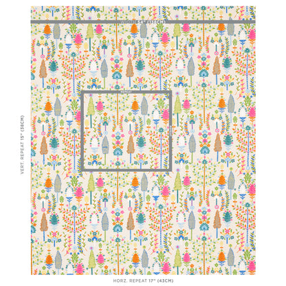 SCHUMACHER  PERENNIAL FAVORITES DESNA EMBROIDERY EMBROIDERIES EMBROIDERIES MULTI   - 79820