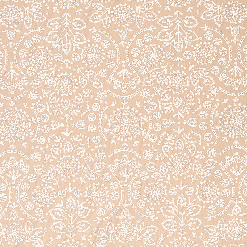 SCHUMACHER  BOHEMIA Tiana Embroidery EMBROIDERIES EMBROIDERIES NATURAL   - 79861
