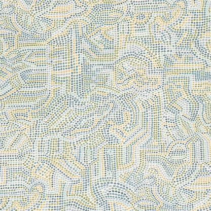 SCHUMACHER  BOHEMIA GALINA PATTERN WOVENS PATTERN WOVENS SKY   - 79870