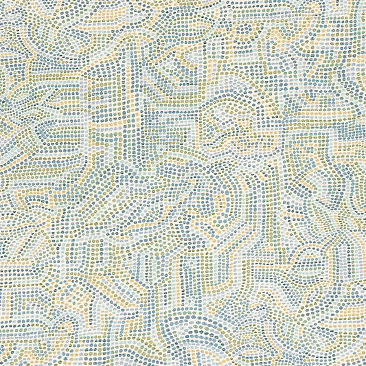 SCHUMACHER  BOHEMIA GALINA PATTERN WOVENS PATTERN WOVENS SKY   - 79870