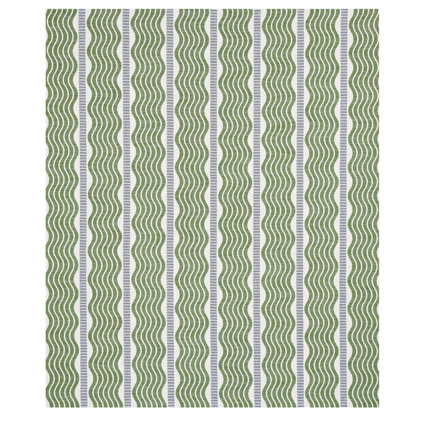 SCHUMACHER FABRIC  COPACABANA SINA STRIPE   GREEN   - 79940