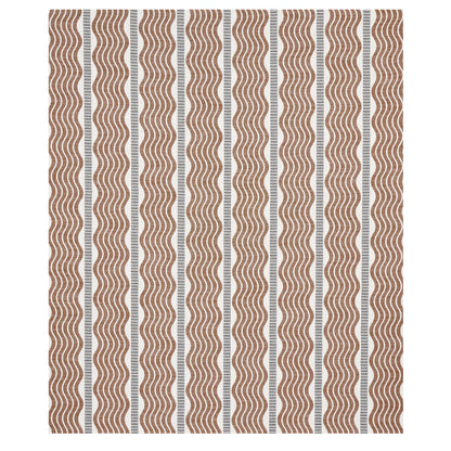 SCHUMACHER  COPACABANA SINA STRIPE PATTERN WOVEN PATTERN WOVEN BROWN   - 79942