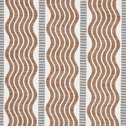 SCHUMACHER  COPACABANA SINA STRIPE PATTERN WOVEN PATTERN WOVEN BROWN   - 79942