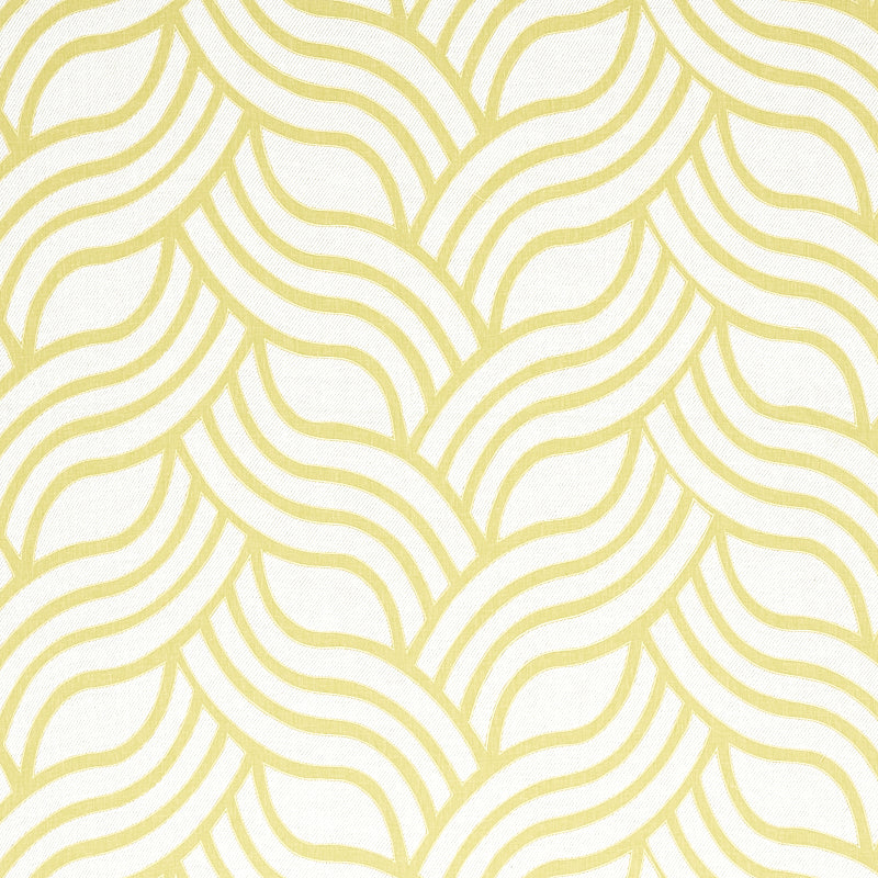 Citron appliqué embroidery fabric swatch, product 79950