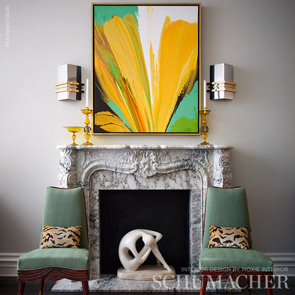 SCHUMACHER FABRIC  NEISHA CROSLAND HURDLES PERFORMANCE   VERDANT GREEN   - 79961