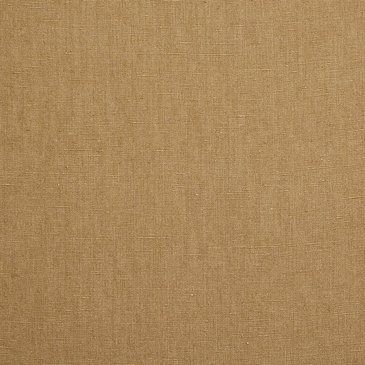 SCHUMACHER FABRIC  PERFECT BASICS: LINEN MARCO PERFORMANCE LINEN   CARAMEL   - 79994
