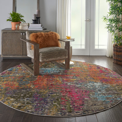 Nourison Rugs Nourison Home   Modern & Contemporary 8' X Round    - 099446483201