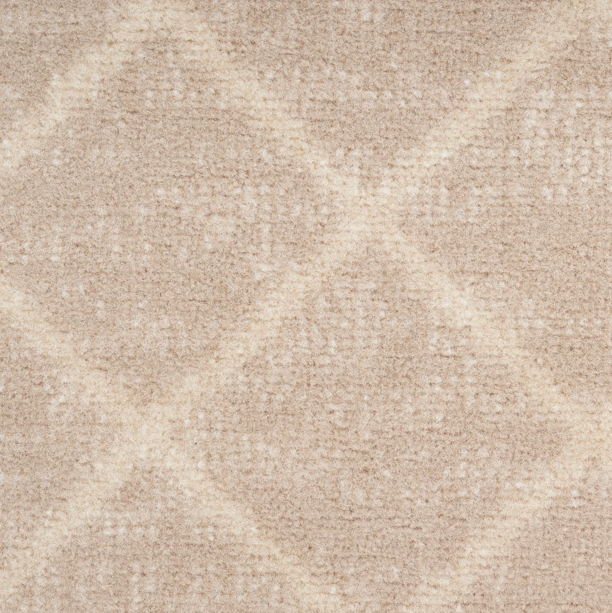 Beige plush area rug with subtle diamond lattice pattern and soft textured pile.