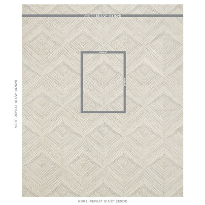 SCHUMACHER  PERENNIAL FAVORITES Heceta Embroidery EMBROIDERIES EMBROIDERIES NATURAL   - 80031