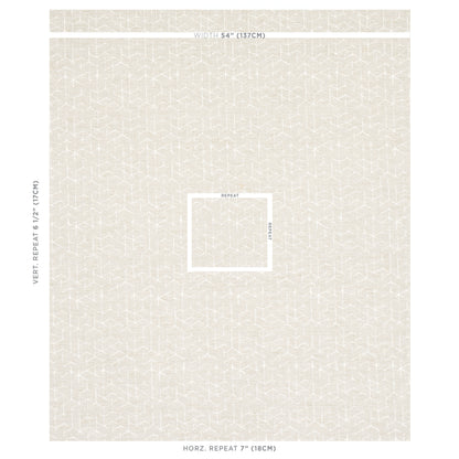 SCHUMACHER  WORLD VIEW COLERIDGE JACQUARD PATTERN WOVENS PATTERN WOVENS NEUTRAL   - 80121