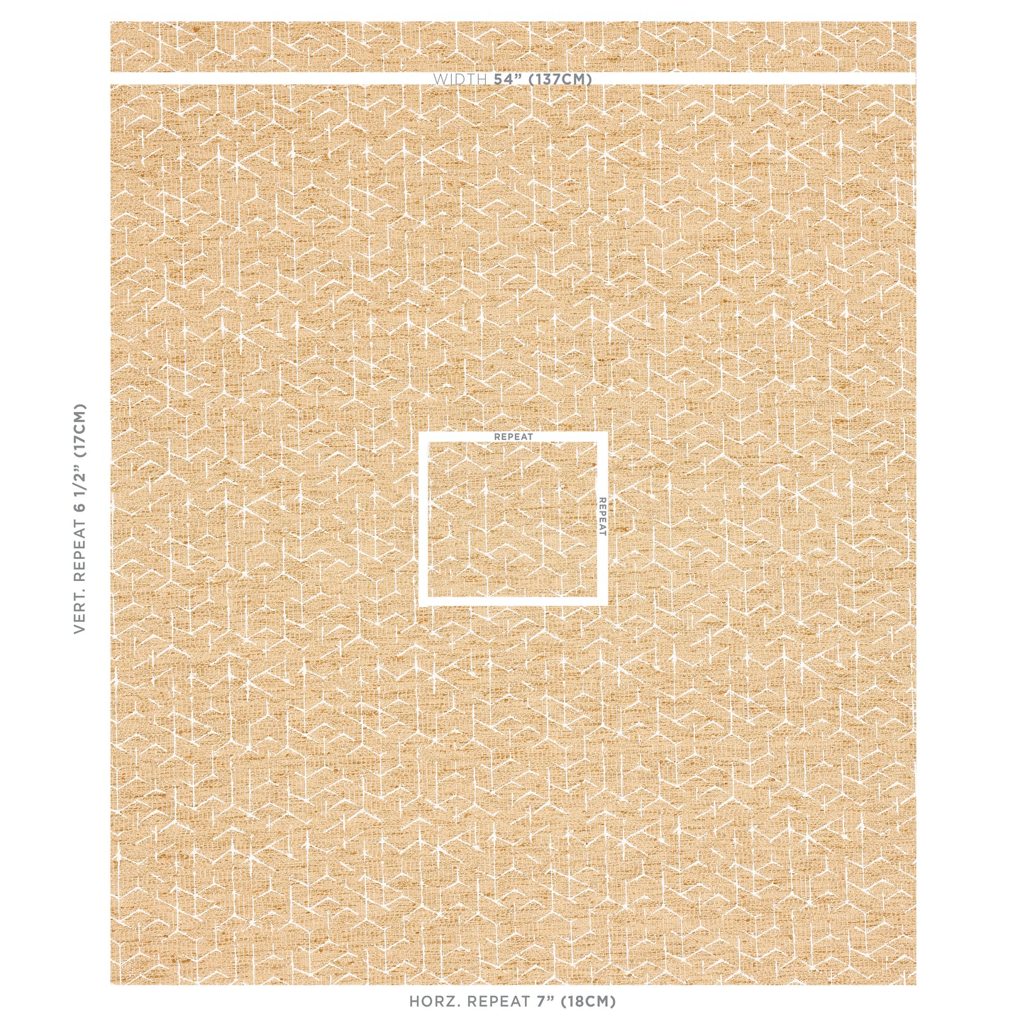 SCHUMACHER  WORLD VIEW COLERIDGE JACQUARD PATTERN WOVENS PATTERN WOVENS CAMEL   - 80122