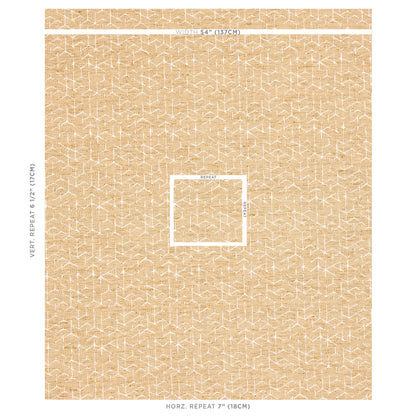 SCHUMACHER  WORLD VIEW COLERIDGE JACQUARD PATTERN WOVENS PATTERN WOVENS CAMEL   - 80122