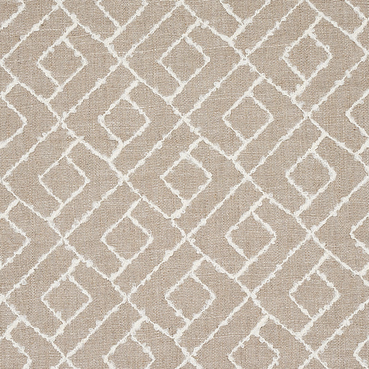 SCHUMACHER  WORLD VIEW DURANT EMBROIDERY EMBROIDERIES EMBROIDERIES NATURAL   - 80130