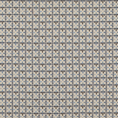 BRUNSCHWIG & FILS  GEOMETRIC MULTI,DARK BLUE,BEIGE   - 8014111.515.0