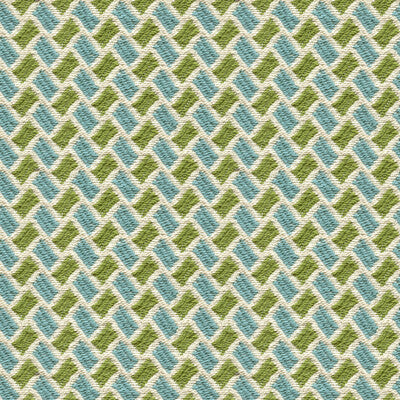 BRUNSCHWIG & FILS  SMALL SCALE LIGHT BLUE,LIGHT GREEN,   - 8015112.513.0