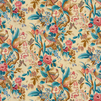 BRUNSCHWIG & FILS PRINT BOTANICAL & FLORAL MULTI,BEIGE,   - 8015133.1.0