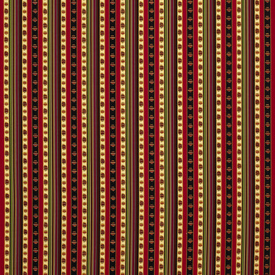 BRUNSCHWIG & FILS PRINT STRIPES MULTI,RED,   - 8015144.193.0