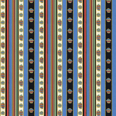 BRUNSCHWIG & FILS PRINT STRIPES MULTI,BLUE,   - 8015144.519.0