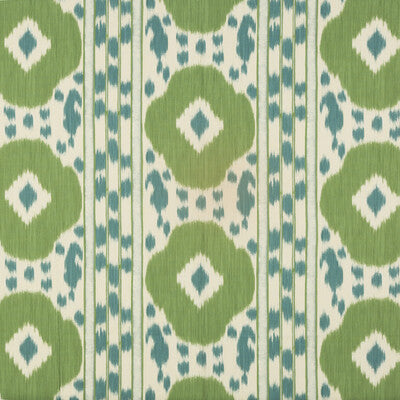 BRUNSCHWIG & FILS PRINT IKAT/SOUTHWEST/KILIMS TEAL,GREEN,   - 8015178.133.0