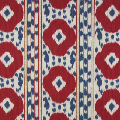 BRUNSCHWIG & FILS PRINT IKAT/SOUTHWEST/KILIMS PRIMARY,RED,BLUE   - 8015178.195.0