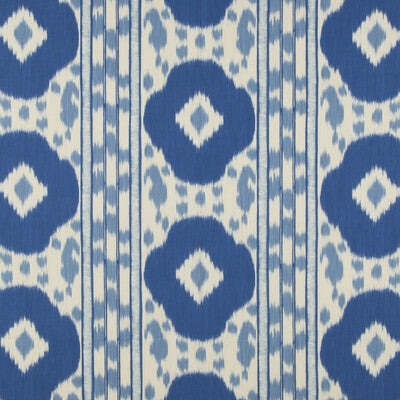 BRUNSCHWIG & FILS PRINT IKAT/SOUTHWEST/KILIMS BLUE,INDIGO,   - 8015178.515.0